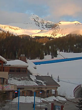 Big Sky Resort Mountain Village Live Webcam, Snow Reports, Trail Maps